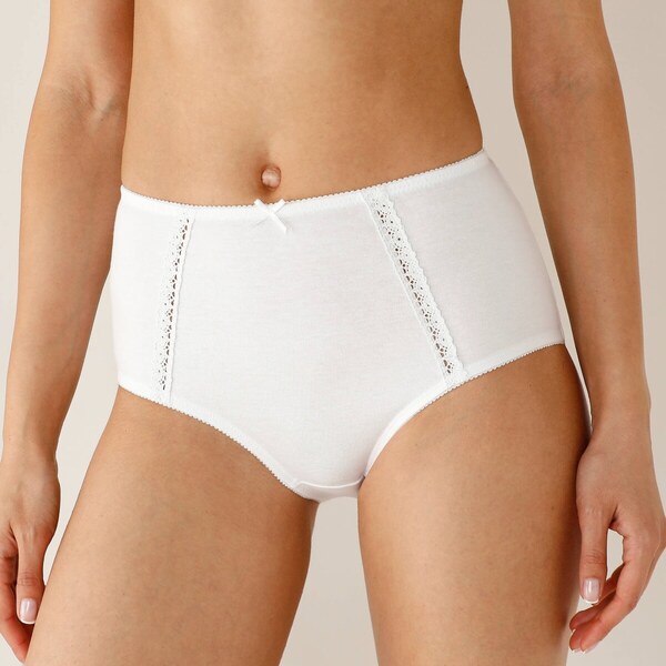 Súprava 2 super maxi nohavičiek biela 060 Blancheporte 65218781