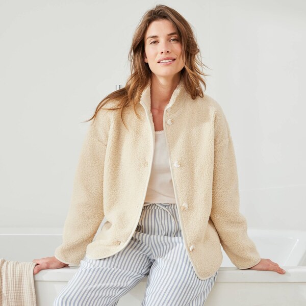 Buklé kabátik béžová 050 Blancheporte 65218811