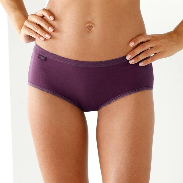 Súprava 3 midi nohavičiek Basic slivková 050 Blancheporte 65218820