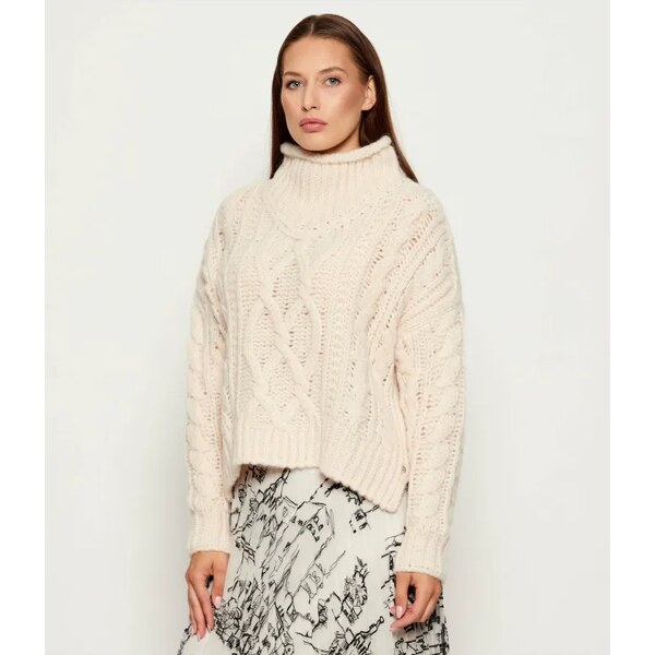 Marc Cain Rolák | Loose fit | s prímesou vlny 65210428