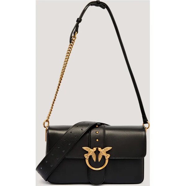 Pinko Kožená kabelka na rameno LOVE ONE CLASSIC 65145255