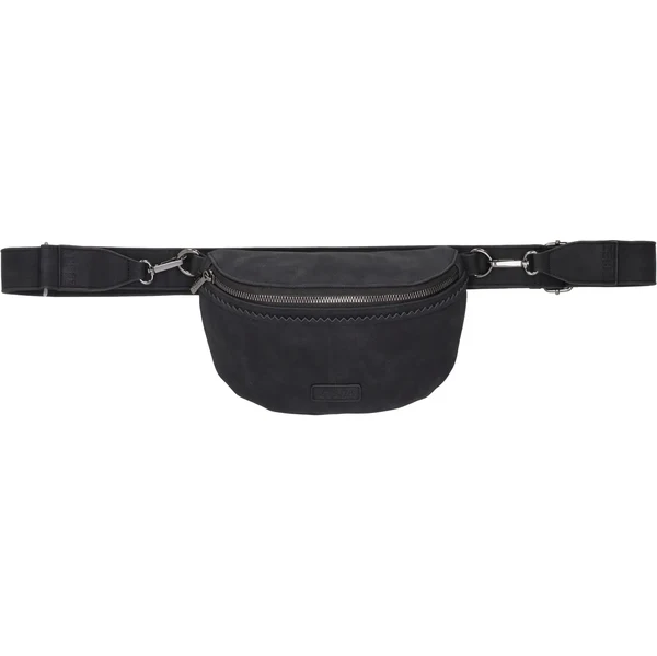 Zebra trends Čierna ľahká kožená ľadvinka „Saddie“ 65263841