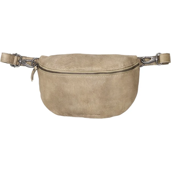 Hide & Stitches Béžová kožená ľadvinka „Venitta“ 65263845