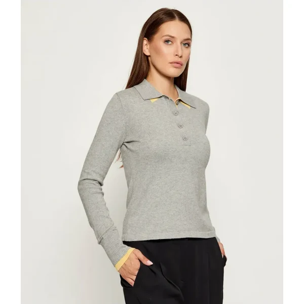 MAX&Co. Polo tričko PESCARA | Slim Fit | s prímesou kašmíru 65231193