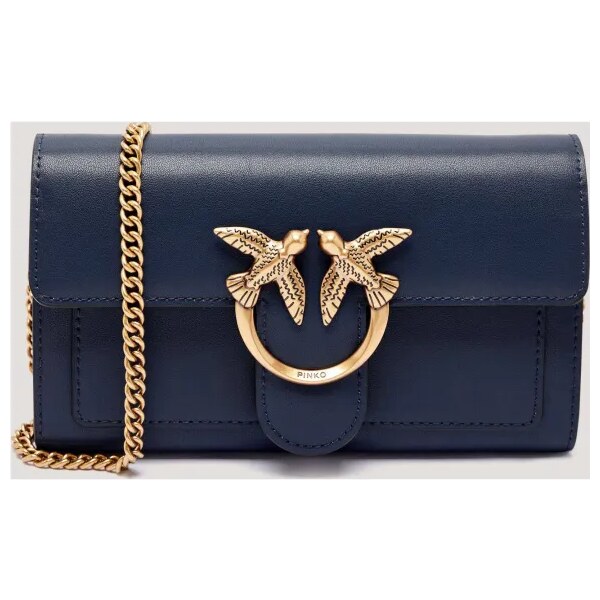 Pinko Kožená kabelka na rameno LOVE ONE MINI 65161720