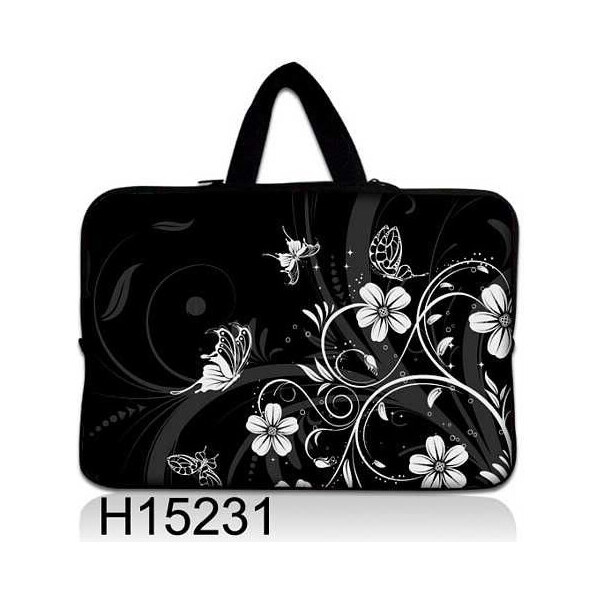 Taška Huado na notebook do 10.2 Kvetinky a motýle 65220539