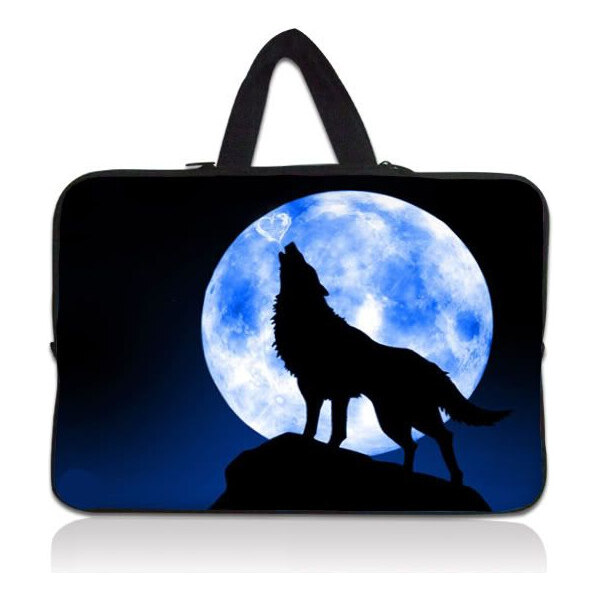 Taška Huado na notebook do 15.6 Vlk vyjúci na mesiac 65220683