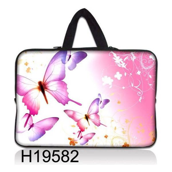 Taška Huado na notebook do 17.4 Ružové motýle 65220715