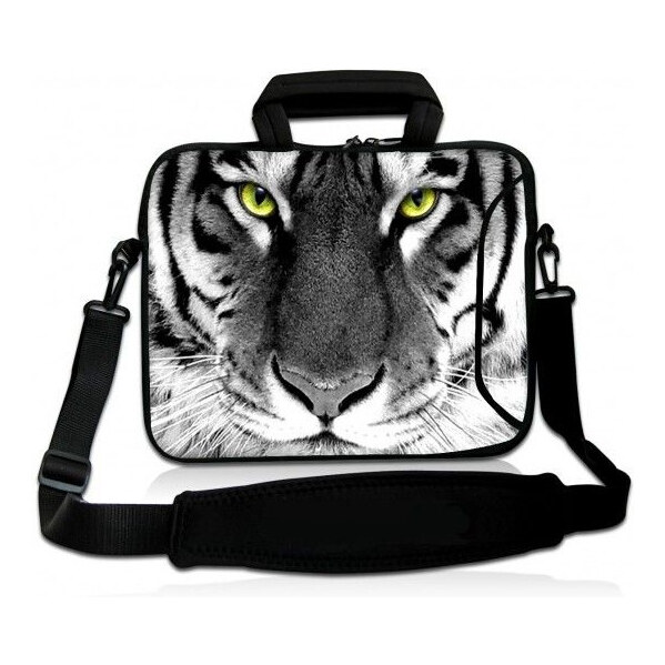 Taška cez rameno Huado do 17.4 Čiernobiely Tiger 65220798