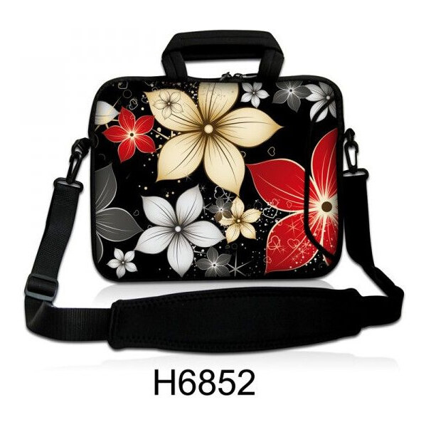 Taška cez rameno Huado do 17.4 Večerné kvety 65220806
