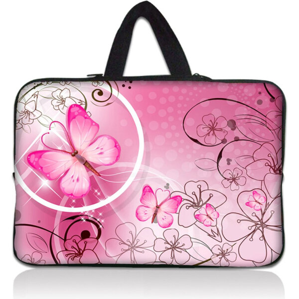 Taška Huado na notebook do 12.1 Rúžový motýľ 65220854
