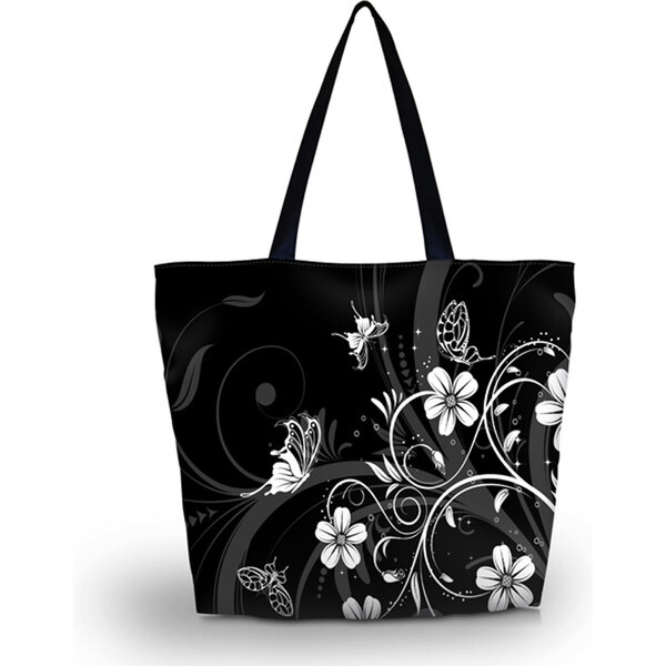 Nákupná a plážová taška Huado - Kvetinky 65221078