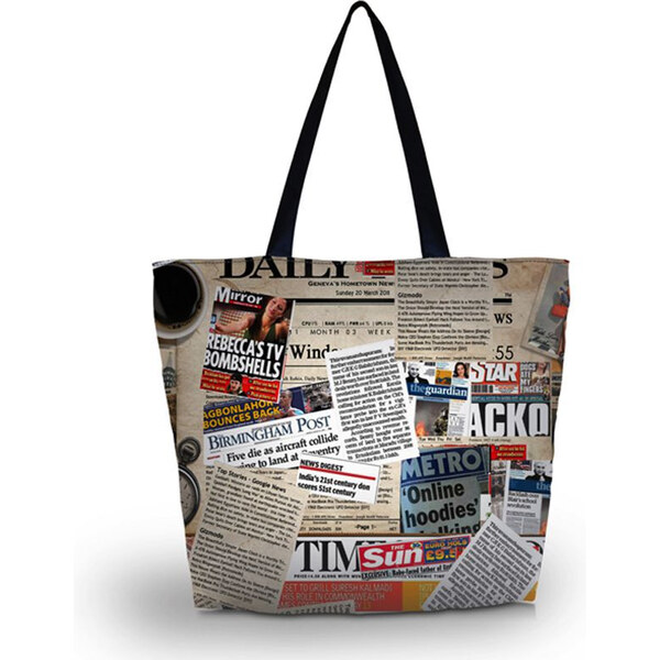 Nákupná a plážová taška Huado - Noviny 65221086