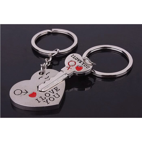 Impress Jewelry Kľúčenka pre dvoch I LOVE YOU srdce kľúč 65221177