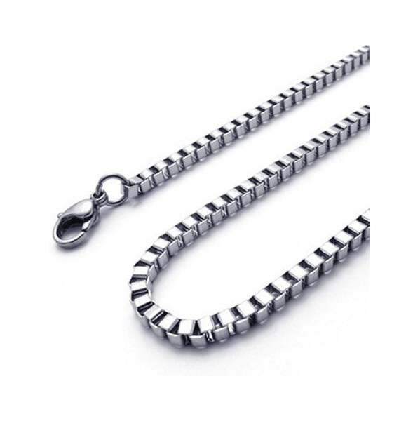 Impress Jewelry Retiazka Square box z chirurgickej ocele - 2mm / 50 65222392