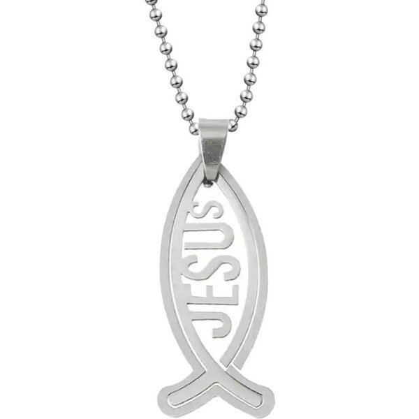 Impress Jewelry Prívesok z chirurgickej ocele- Rybička Jesus 65221335