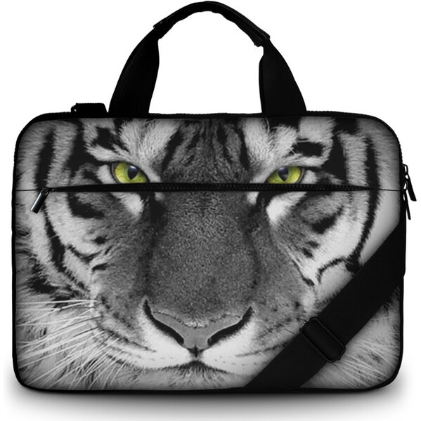Huado brašna cez rameno 15.6 Čiernobiely tiger 65221410