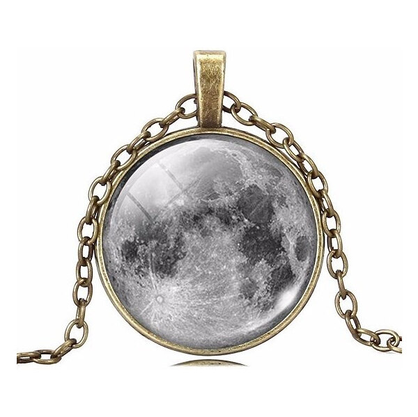 Lodestar Vintage retiazka s príveskom Moon spln 65221438