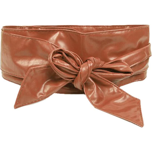 Lifestyle Dámský koženkový široký opasok Hnedý 65221821