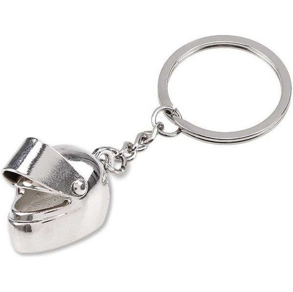 Impress Jewelry Prívesok na kľúče Moto Helma Strieborná 65221838