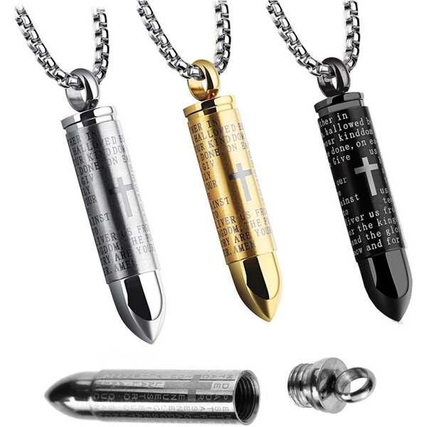 Impress Jewelry Prívesok z chirurgickej ocele SOS šrubovacia nábojnica 65221862