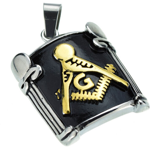 Impress Jewelry Prívesok slobodných murárov Masonic 65221863