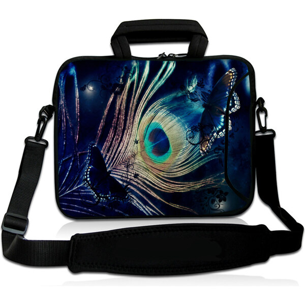 Huado taška cez rameno 15.6 Pávie pero 65221922