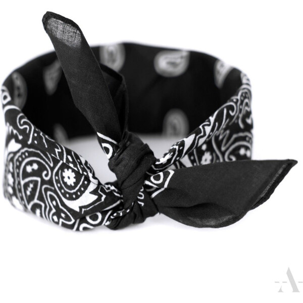 Artofpolo Šátka Bandana Classic rebel Čierna 65222048