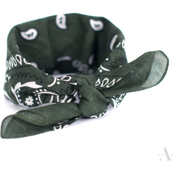 Artofpolo Šatka Bandana Classic rebel Zelená 65222062