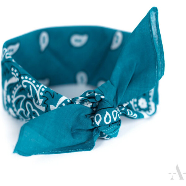 Artofpolo Šatka Bandana Classic rebel Tyrkysová 65222061