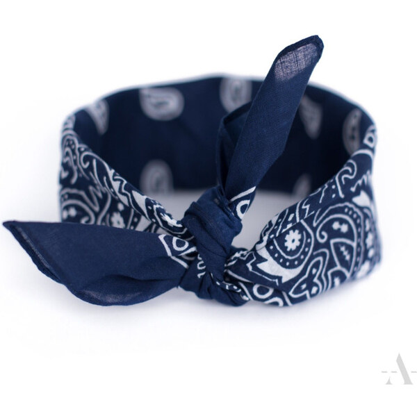 Artofpolo Šatka Bandana Classic rebel Tmavo modrá 65222067