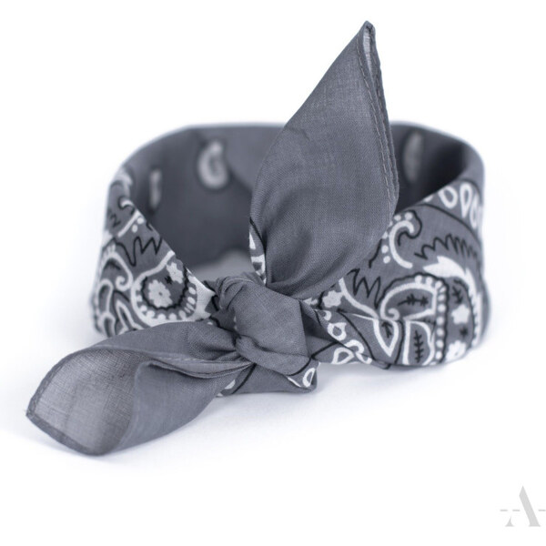 Artofpolo Šatka Bandana Classic rebel Šedá 65222066