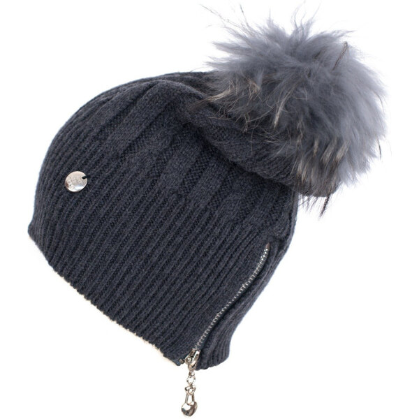 ArtOfPolo čiapka s prírodnou bambuľou Fashion Šedá 65222326