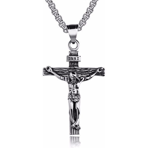 Impress Jewelry Prívesok z chirurgickej ocele - Ježiš na kríži 65222391