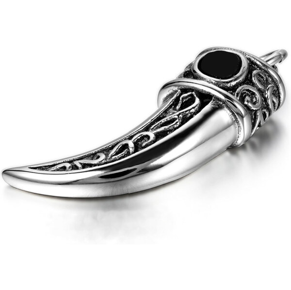 Impress Jewelry Prívesok z chirurgickej ocele Vlčí zub totem 65222409