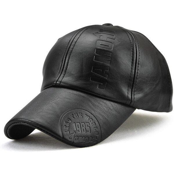 Ang-e Jamont koženková šiltovka Leader Čierna 65222423