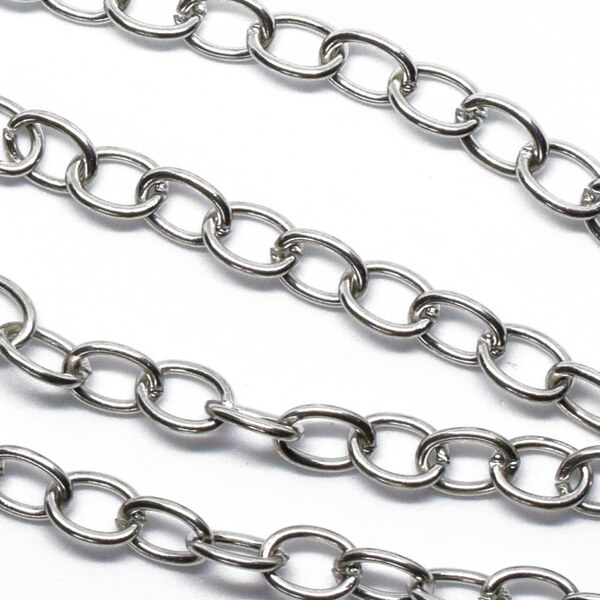 Impress Jewelry Retiazka z chirurgickej ocele Oval 5 mm / 50-90cm 65222470