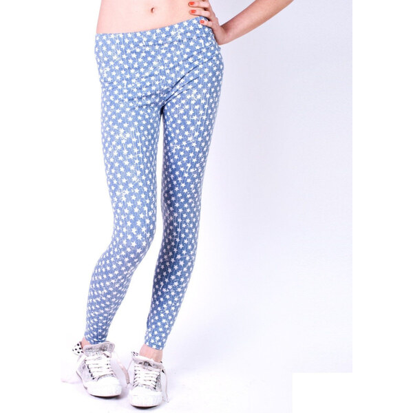 Artofpolo Dámske legíny USA Stardust Modré 65222530