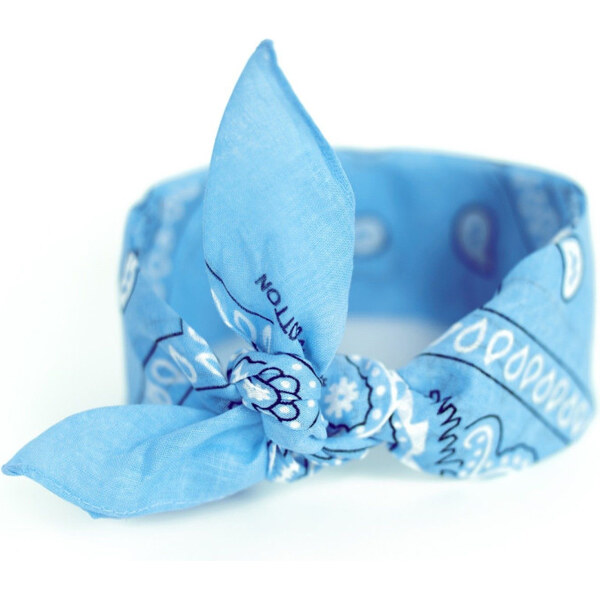 Artofpolo Šatka Bandana Classic rebel svetlo modrý 65222502