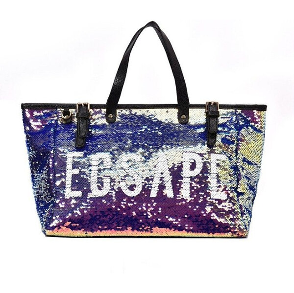 Lifestyle Dámska flitrová cestovná taška ecsape Multi 65222618