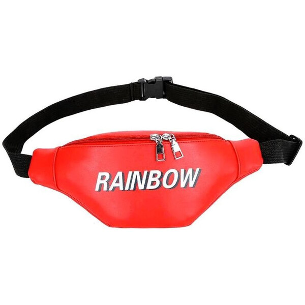 Lifestyle RAINBOW koženková ľadvinka Červená 65222672