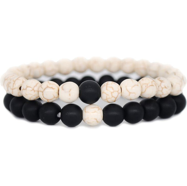 Lodestar Set náramkov z prírodných kameňov Camel 65222698