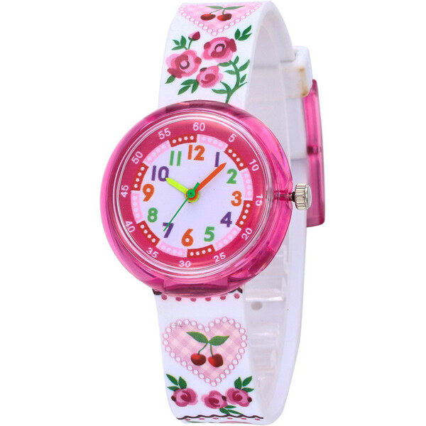 Shim Watch Dievčenské silikónové hodinky Ruženka 65222752