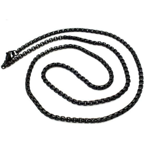 Impress Jewelry Retiazka z chirurgickej ocele Black Wheels - 3 mm / 50 65223084