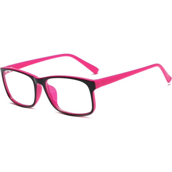 Wayfarer style Okuliare blokujúce modré svetlo na počítač C8012 Ružové 65223212