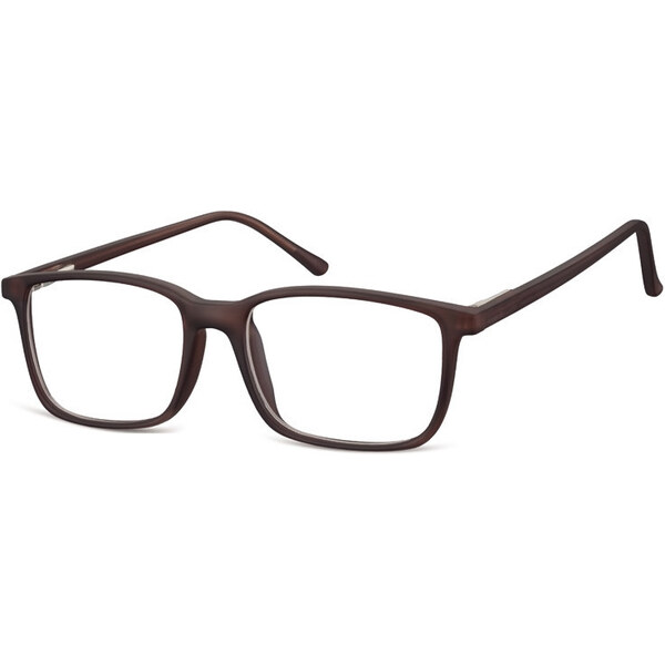 Olympic eyewear Obdĺžnikové okuliare bez dioptrii Prudent - hnedé 65223240