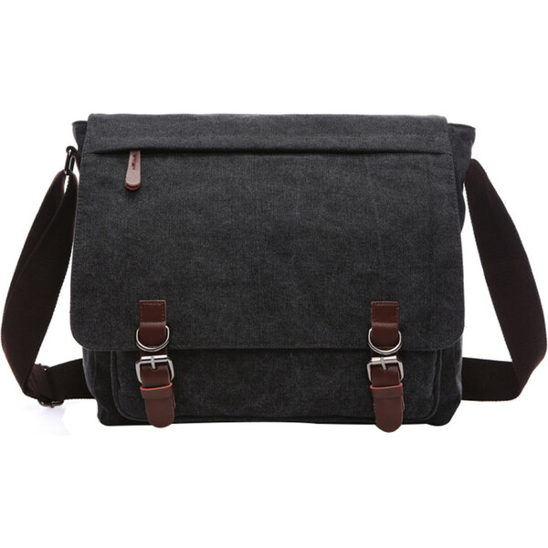 LoSmile pánska plátená taška Čierna 65223245