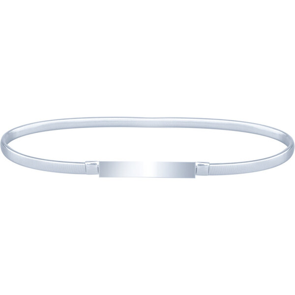 Lifestyle Dámsky pružinový opasok Easy - Strieborný 65223259