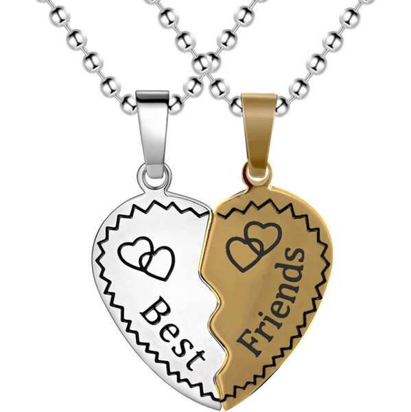 Impress Jewelry Sada srdiečkových príveskov z ocele Best Friends 65223625