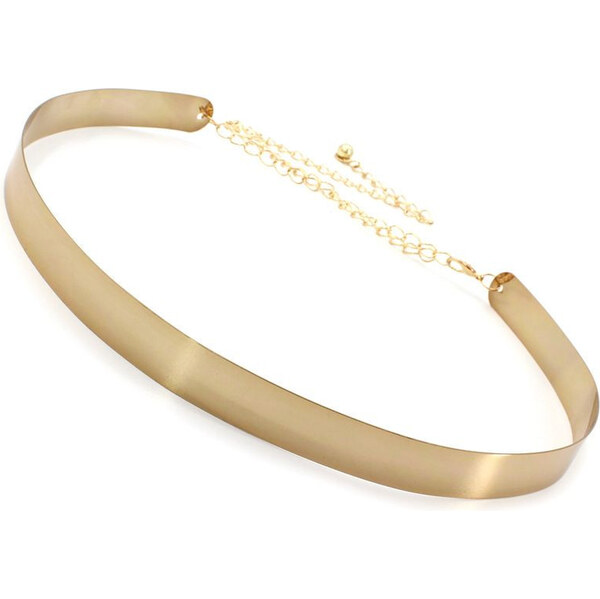 Lifestyle Dámsky celokovový opasok Slim - Zlatý 65223653